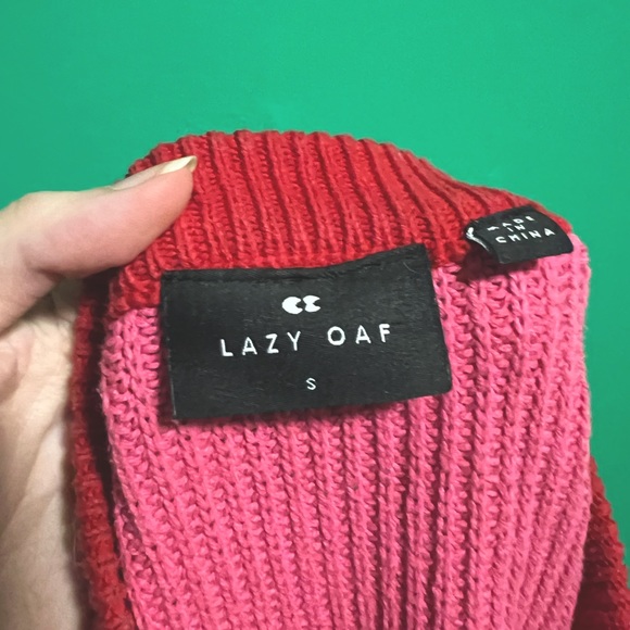 Lazy Oaf Colorblock Knit Sweater - Picture 4 of 4